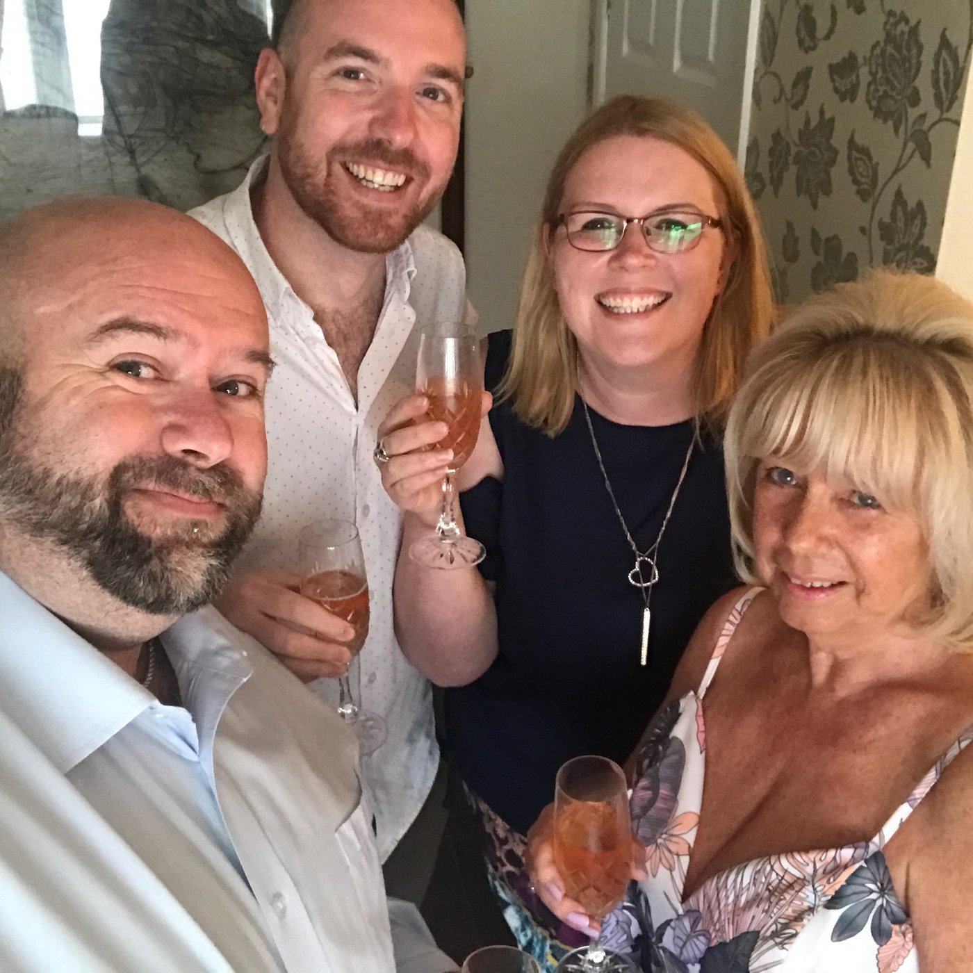 Me, Brad, Sam and Mom